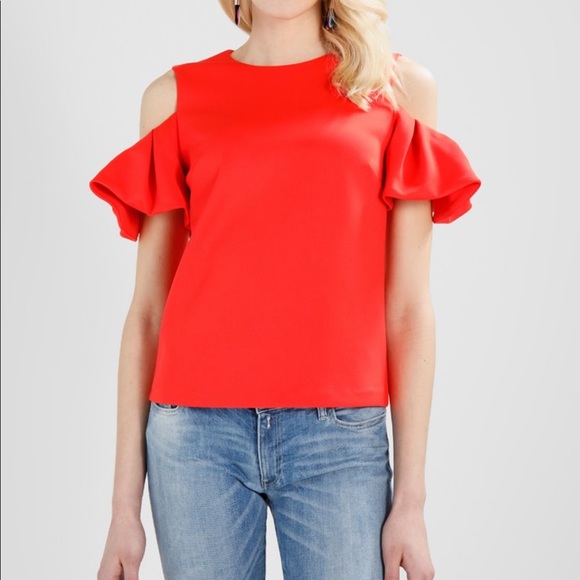 Ted Baker London Tops - Ted Baker Betey Cold Shoulder Scuba Blouse